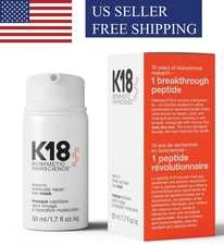 K18 Leave-In Molecular Repair Hair Mask 50ml Biomimetic Hairscience NEW SEALED