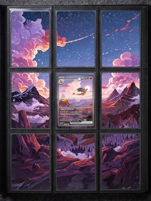 Charizard 199 Pokemon 151 Extended Art Print Binder Page Custom