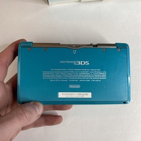 Nintendo 3DS System - Aqua Blue Region USA, Charger US Model Tested