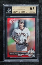 2017 Bowman Prospects Red /5 Andrew Suarez #BP112 BGS 9.5 GEM MINT n0c
