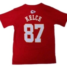 NFL Kansas City Chiefs Travis Kelce   #87 Youth T Shirt Sz L 14/16 