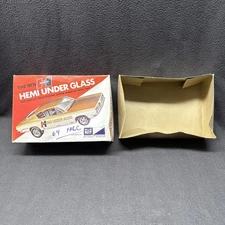 MPC Hemi under glass New Hurst 717-200 1/25 EMPTY BOX & Instructions 1970 RARE