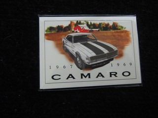 ONE COMPLETE SET OF TRADE CARDS GOLDEN ERA CAMARO 1967/9