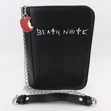 Death Note Crossbody Bag Purse Notebook Ryuk Shinigami God Apple Chain Strap