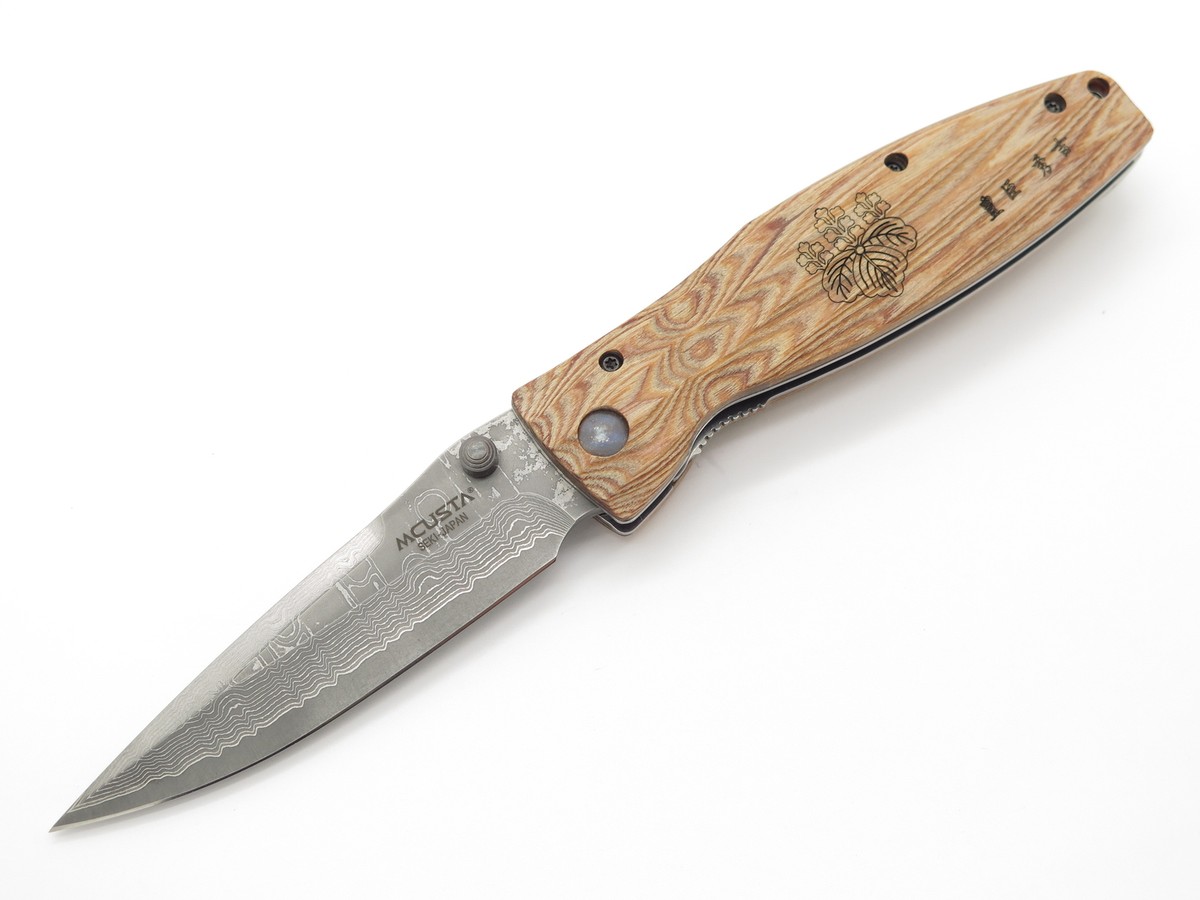 Mcusta Seki Japan Hideyoshi MC-182D Wood & VG-10 Damascus Mcusta Seki Japan Hideyoshi MC-182D Wood & VG-10 Damascus