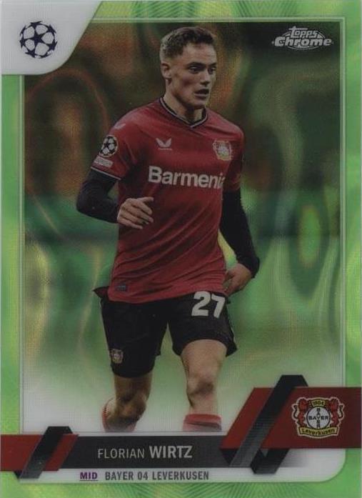 2022-23 Topps Chrome UEFA Club Competitions Florian Wirtz #27 for