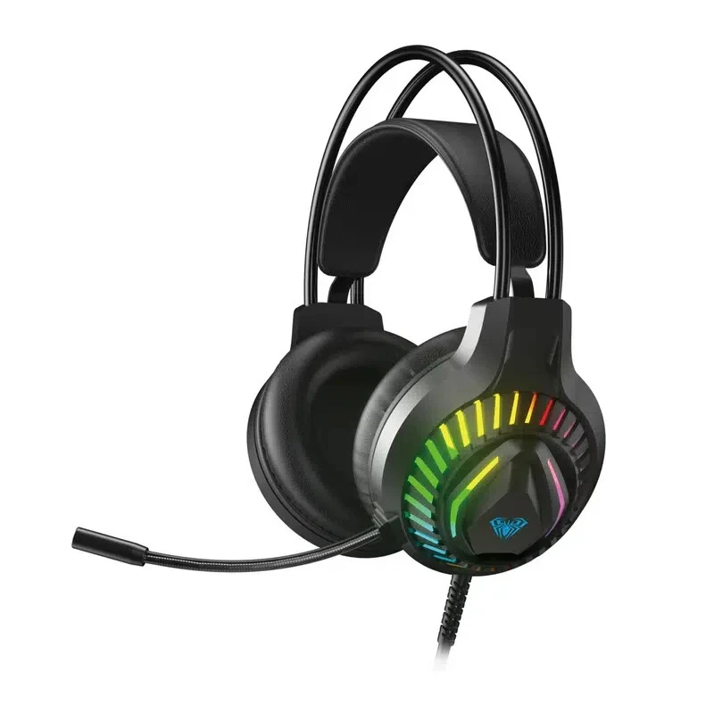 AULA S605 Game Headphones Gaming Headset USB2.0 Headset Gamer Deep