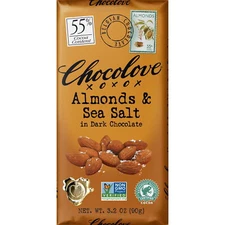 Chocolove 55% Dark Chocolate Bar with Almonds & Sea Salt