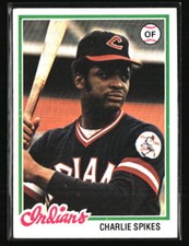 Charlie Spikes 1978 Topps #459 Baseball Card