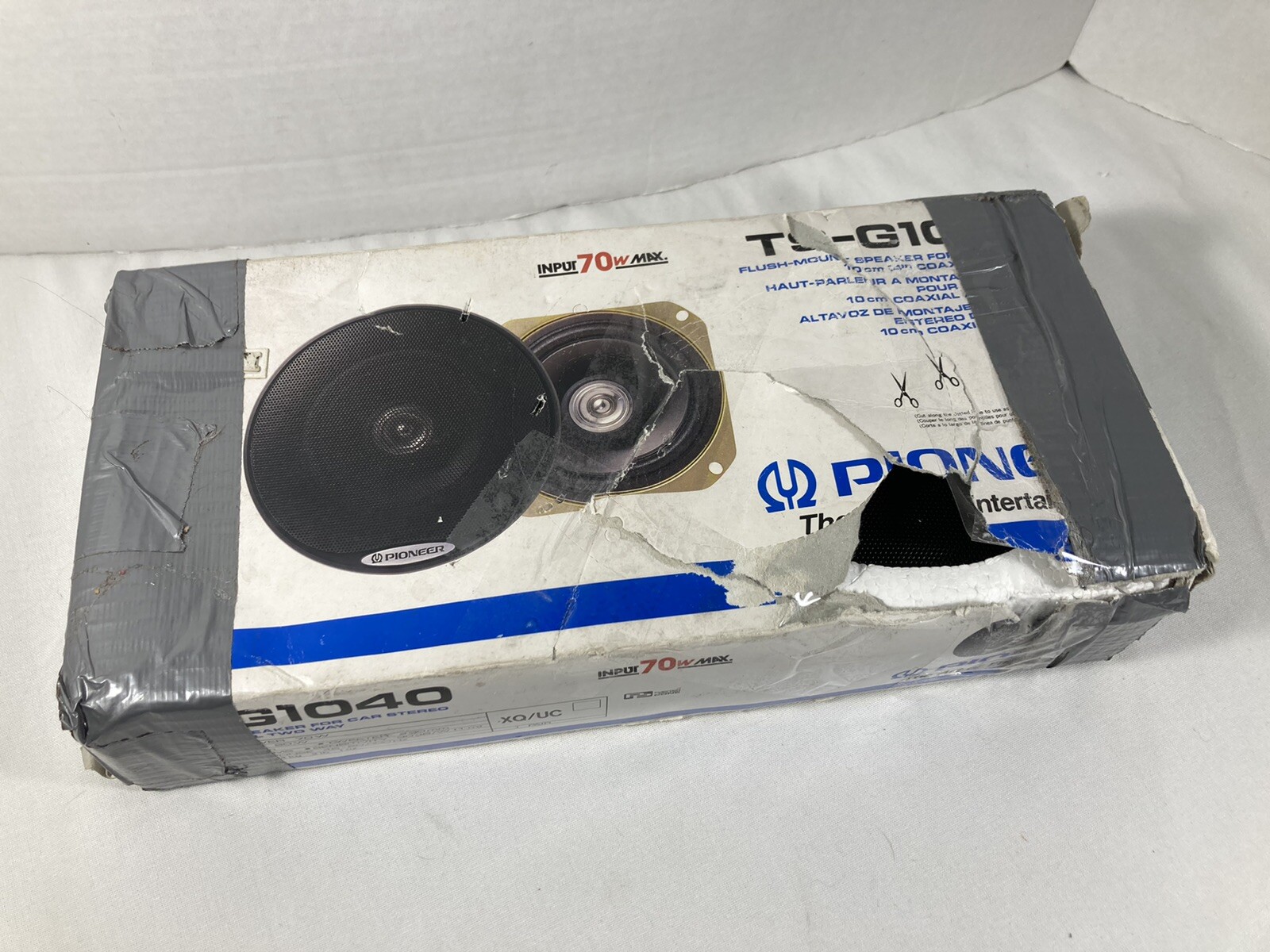 Pioneer TSG1040 FlushMount Car Stereo Speakers New Damaged Box eBay