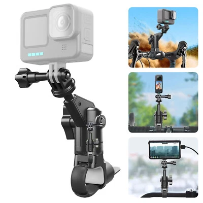 NSIOUTLET Camera Holder for GoPro Hero 13/12 Insta360 DJI Motorcycle Bike Handlebar Mount