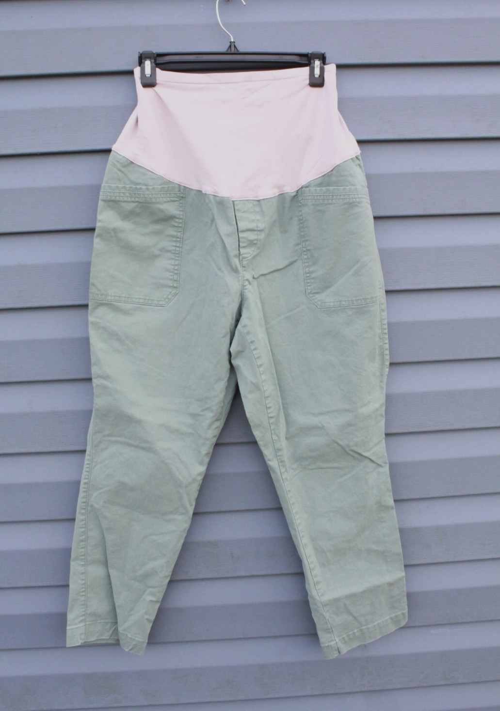 Old Navy Maternity Pixie Full Panel Cropped Pants… - image 1