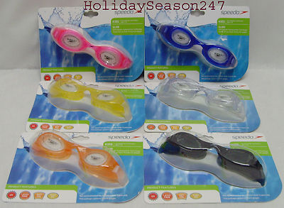 Speedo Glide Swim Mask Kids Swimmer Ages 3-8 Swimming Pool Goggle Anti Fog UV