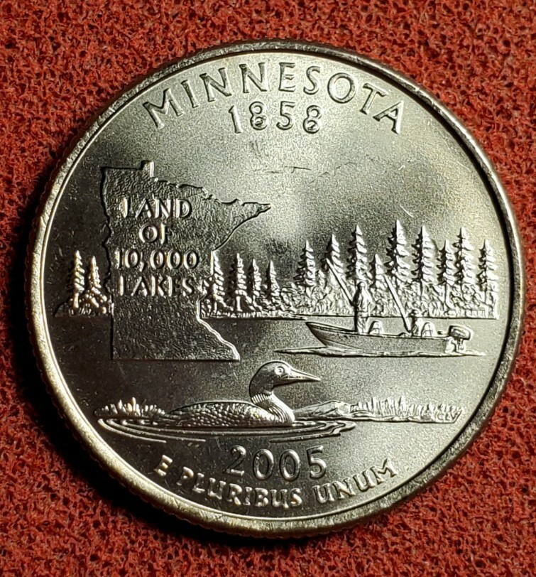 W (ダブリュー)1998 /October〜2005/April 全19冊 2005-P Minnesota State Quarter ERROR Extra Tree & Filled 8's