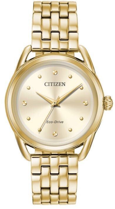 Citizen Women's Classic Eco-Drive Gold Stainless Steel Watch 36 MM