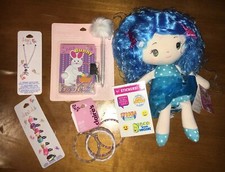 Claire s Easter Bunny Diary Necklace Icecream Rings Doll Justice Sticker Nwt