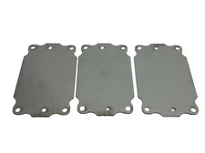 Saginaw Controls SCE-6P4GALV Flat Galvanized Subpanel 5H x 3W x .08D LOT OF 3