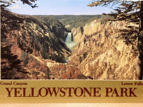 Parque Nacional Gran Cañón de Yellowstone: - Postal de colección - Imagen 2 de 3