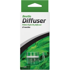 Seachem Glass Beetle Diffuser 27mm Pollen Style CO2 Diffuser Aquarium Glassware