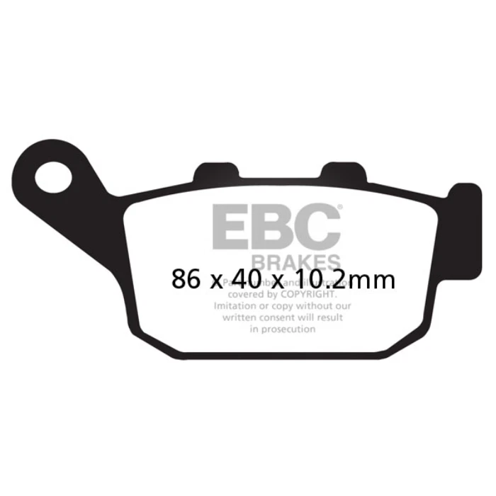 Pastilhas de freio a disco ADEQUADO PARA KAWASAKI Z 900 2017 2018 EBC sinterizadas dianteiras e traseiras - Imagem 2 de 4