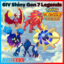 ✨Shiny Alola Legends 6IV✨ Pokemon Scarlet & Violet  🚀Fast🚀 Indigo Disk