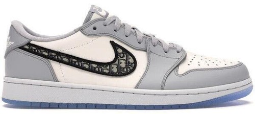 Size 7.5 - Dior x Air Jordan 1 Low Gray | eBay