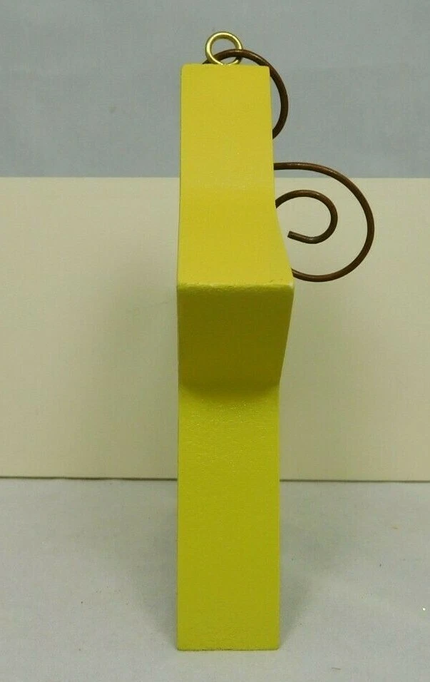 Adorno estrella amarilla con la palabra "Alegría" en él - Nuevo por Blossom Bucket #35087B Foto 2 de 3