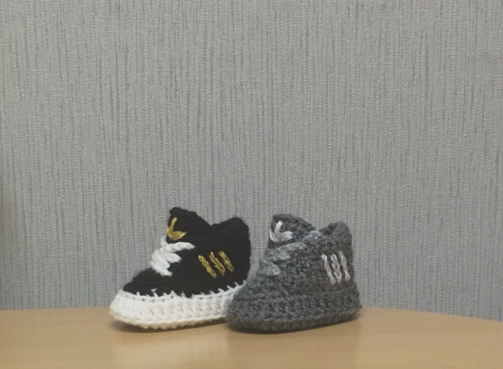 PANTOFOLA D’ORO Scarpe bambino all'uncinetto fatte a mano lana all'uncinetto stivali sneakers pantofole