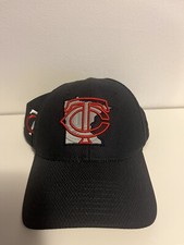 Minnesota Twins New Era 39THIRTY Hat Cap Black Size S/M Small Medium MLB