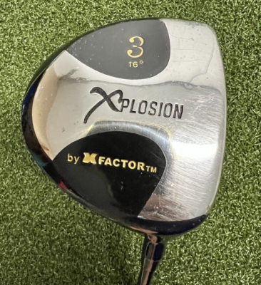 A Used X-Factor, Xplosion 16 Degree Loft #3 Fairway Driver w/Graphite