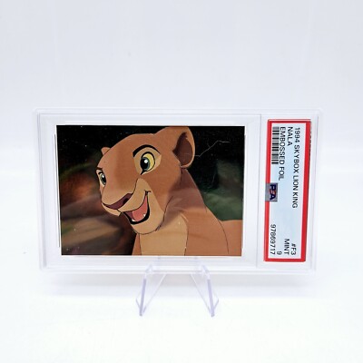 1994 Sky Box Disney Lion King Nala #F3 Foil Character Card PSA 9 Pop 1, 1 Higher