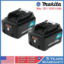 2PCS for Makita Battery 10.8V 12V MAX 4.0Ah BL1041B BL1021B BL1015 BL1016 CXT