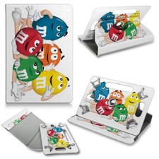 Housse Etui Tablette Polaroid Infinite - Rotative 360 Degrés - Motif MM'S