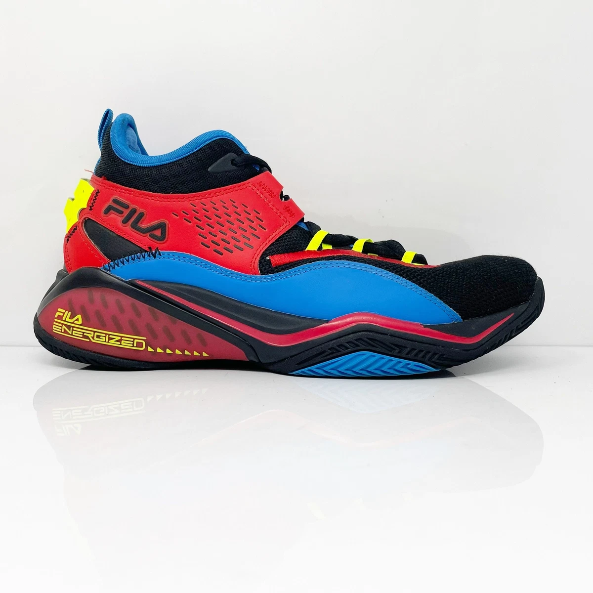 Fila Mens Kwickmax Viz Energized 1BM01341-025 Black Basketball Shoes  Sneaker 9.5