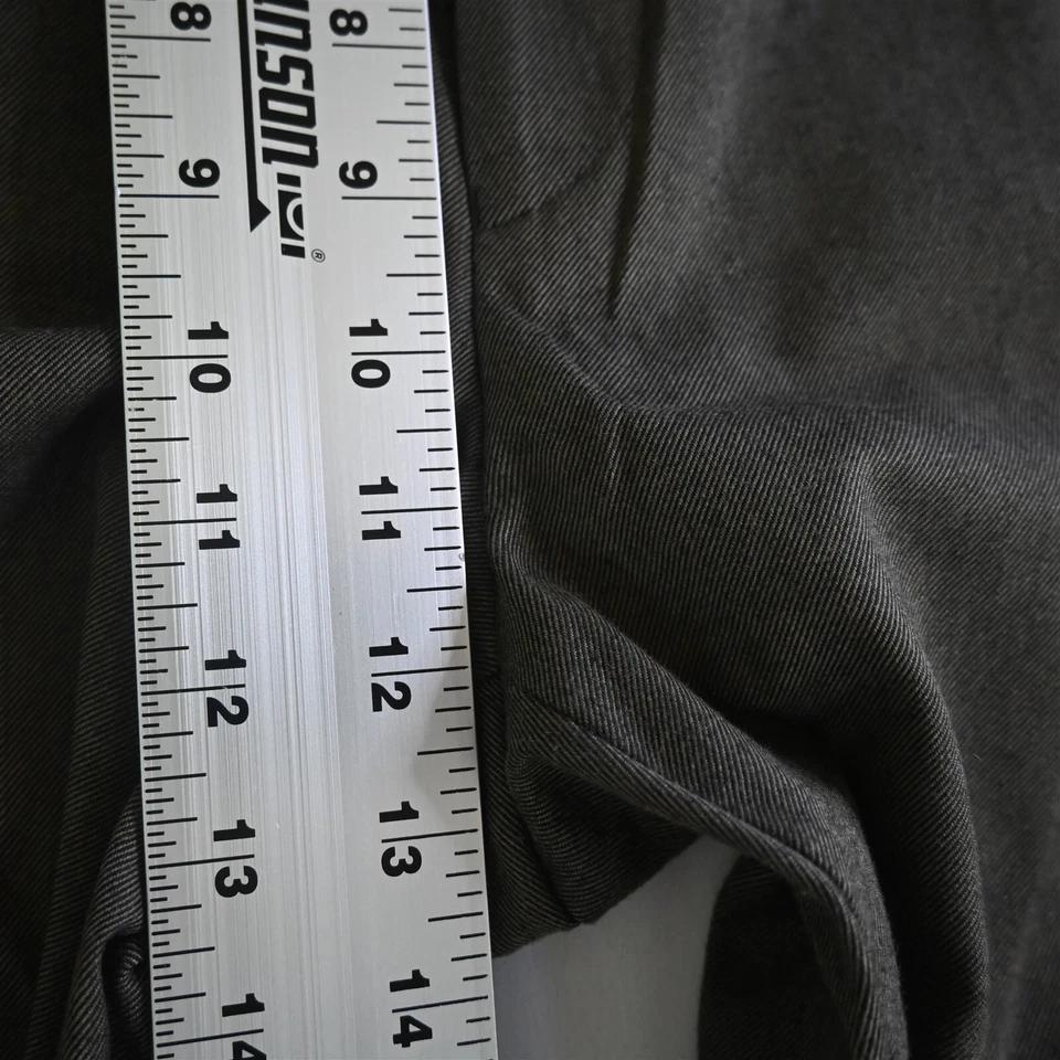 Lauren Ralph Lauren 38x36 Brown Flat Front Stretch Mens Dress Pants - Image 3 of 4