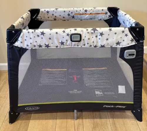 Graco Pack 'n Play Nimble Nook Indoor/Outdoor Infant Toddler Bed Playpen Clean
