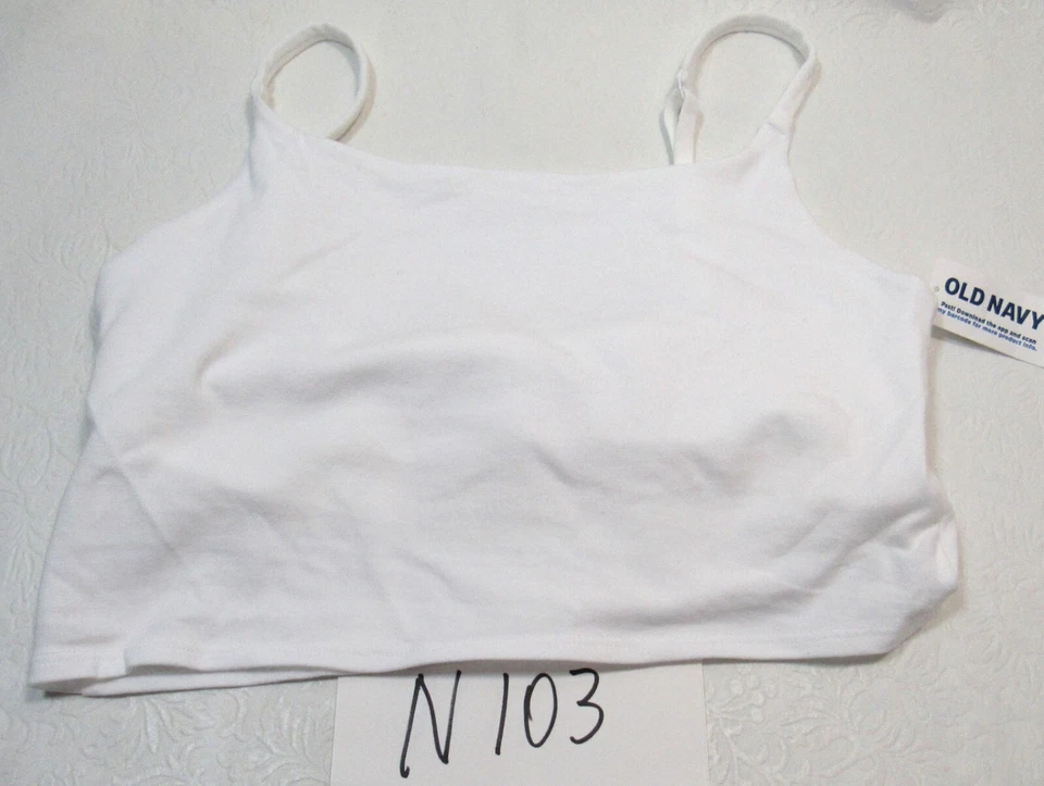 Sutiã Old Navy Everyday Brami Cami Tamanho Pequeno Branco Novo - Imagem 4 de 4