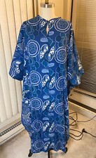 Caftan Kaftan Mumu Cotton Tie Dyed Women Men Unisex New Kurta Hippie Boho Gypsy