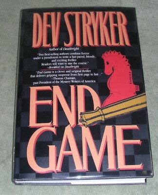END GAME by Dev Stryker     1994 HC/DJ ~ 1st Edition 1st Printing + Cover