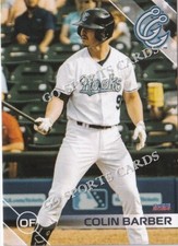 2024 Corpus Christi Hooks Colin Barber Astros RC Rookie Minor Baseball Card