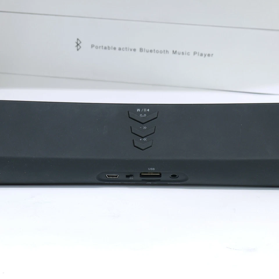 Portable Bluetooth Wireless Speaker Built In Radio and MicroSD reader BLACK - Image 3 of 4