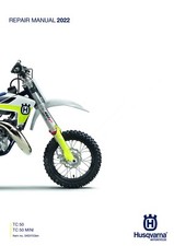 Husqvarna Service Workshop Shop Manual Book 2022 TC 50