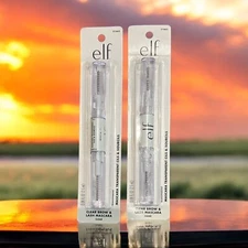 e.l.f. Clear Brow & Lash Mascara Dual-Sided Clear Brow Gel Long-Wear 0.084 Fl Oz