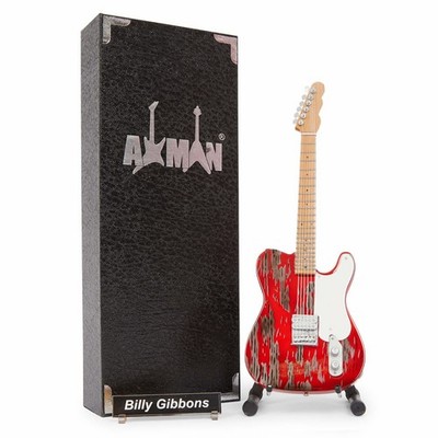 Billy Gibbons Gitarre Miniatur Nachbau | ZZ Top | Handarbeit Musik Geschenke