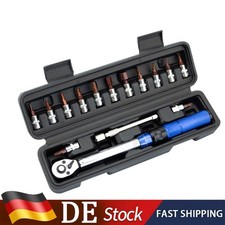 Kleine Drehmomentschl&uuml;ssel 1/4" Umschalt Knarre 2-24Nm Fahrrad Motorrad 15-tlg
