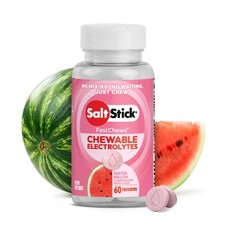 SaltStick Electrolyte FastChews 60 Watermelon Chewable Tablets Salt Tablets...