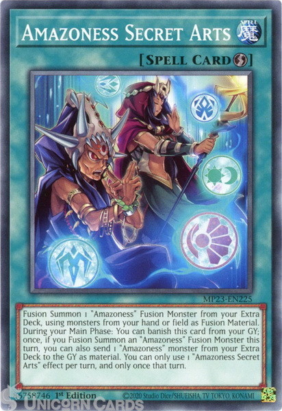 MP23-EN225 Amazoness Secret Arts :: Common 1st Edition YuGiOh Card