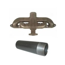 Manifold W/ Short Exhaust Pipe Fits Case-ih Tractor Models A B C 100