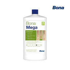Bona Mega Evo Wood Floor Lacquer - Heavy Duty Varnish - Silk Matt 1 Litre