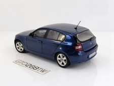 Dealer OEM 1:18 scale BMW 1er/1 Series 120i(E87) Hatchback(Sydney Blue)by Kyosho